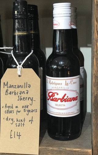 manzanilla sherry half bottle