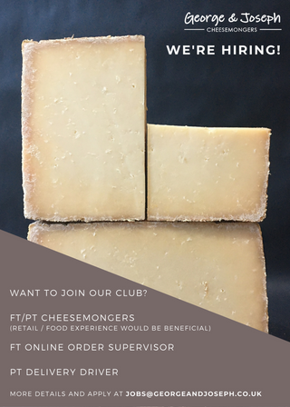 hiring at george and joseph cheesemongers