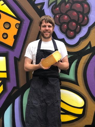 owen cheesemonger at george and joseph cheesemongers
