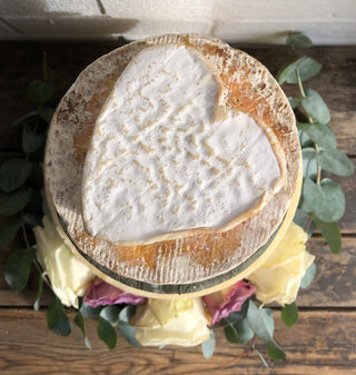 cheese wedding cakes from george & joseph cheessemongers featuring coeur neufchatel