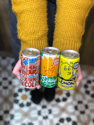 karma drinks fair-trade cans of organic fizzy drink