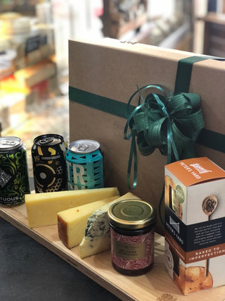 craft beer and farmhouse cheese hamper 