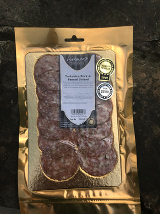 lishmans butchers ilkley yorkshire pork and fennel salami