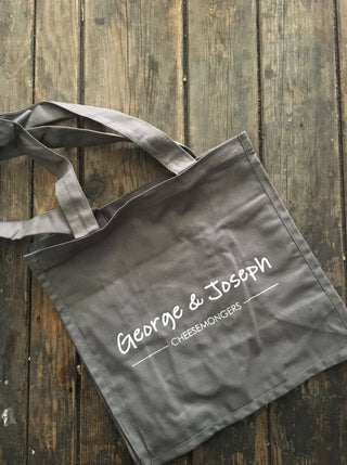 george and joseph cotton grey tote bag